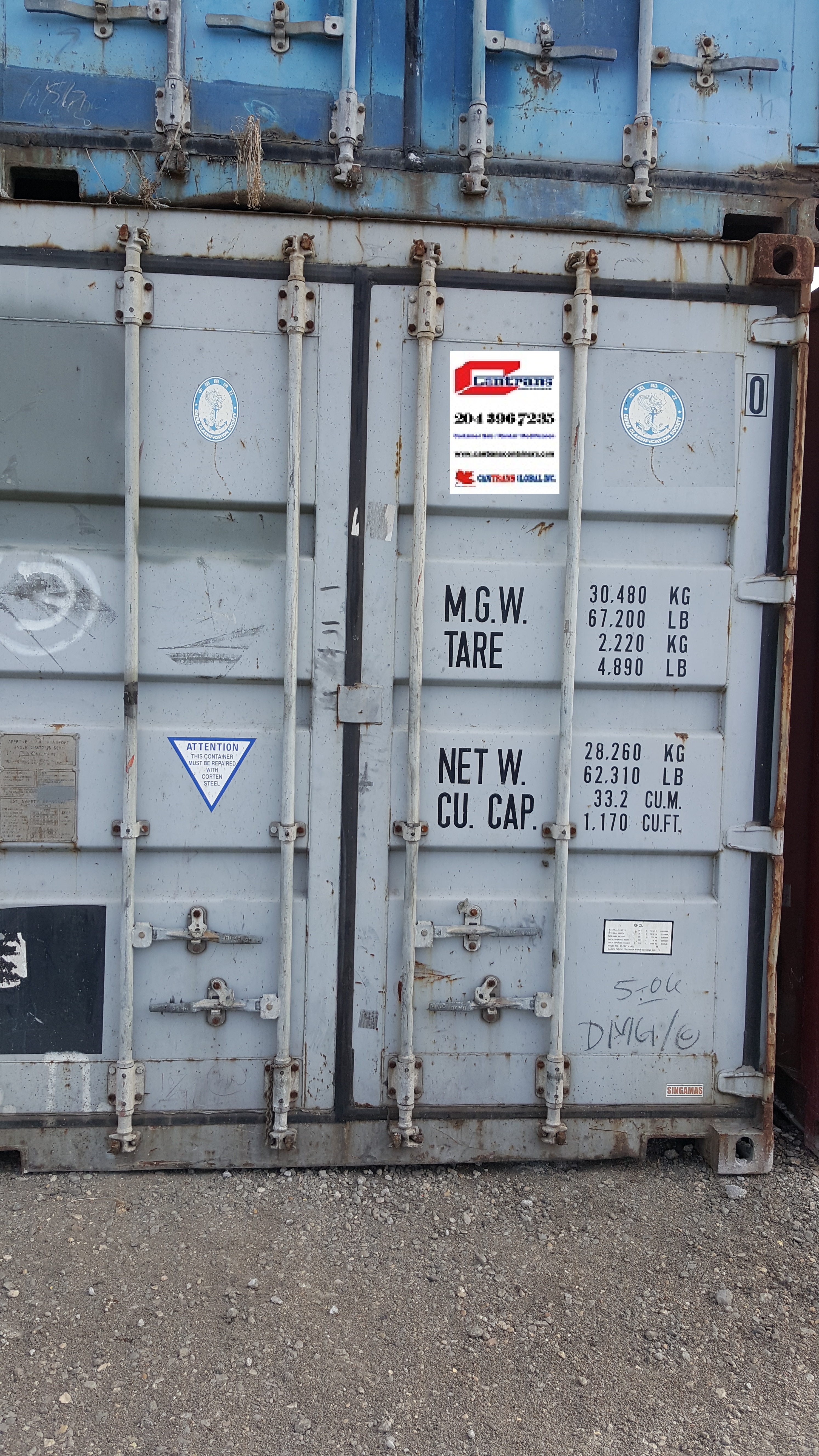 20 Ft Used Container New Used Sea Can Shipping Containers for Sale