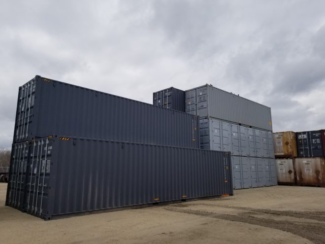 New 40′ High Cube Double Door Container