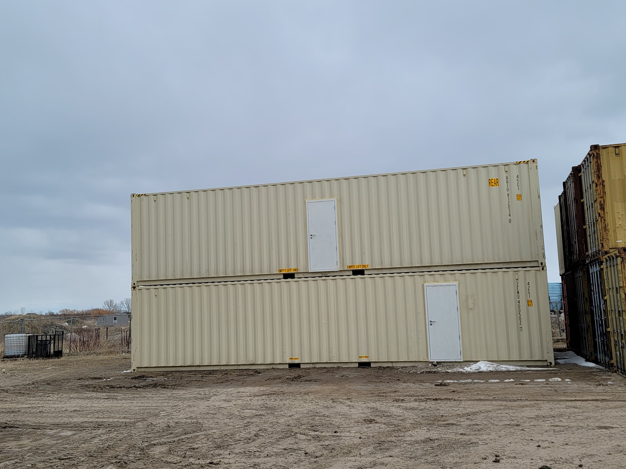 20′, 40′ Steel Man Door Containers ( Modified & Refurbished)
