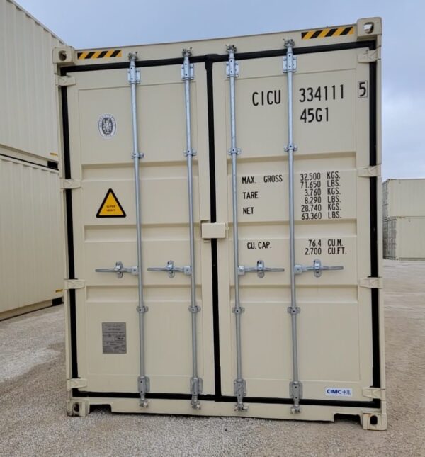 20′ New High Cube Container