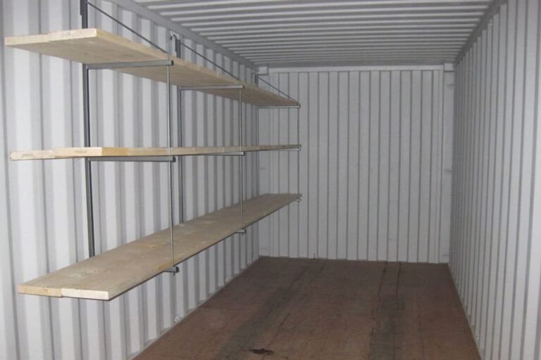 Sea Can Support Racking Shelving Brackets – New Used Sea Can Shipping Containers for Sale ...